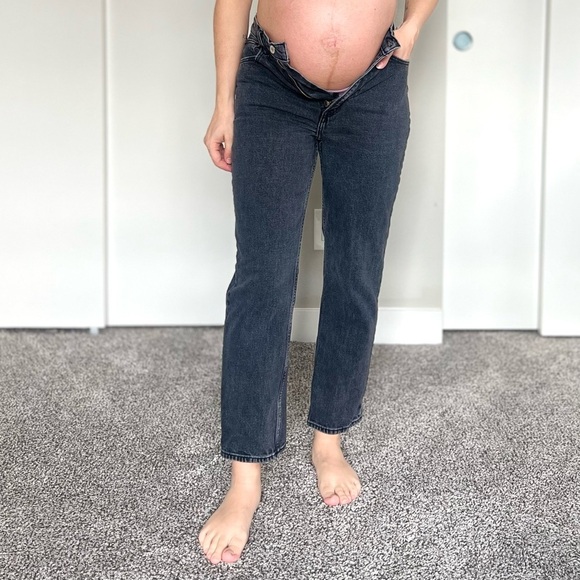 Abercrombie & Fitch Curve Love Ultra High Rise Ankle Straight Jeans - Size 27/4 - Picture 1 of 10